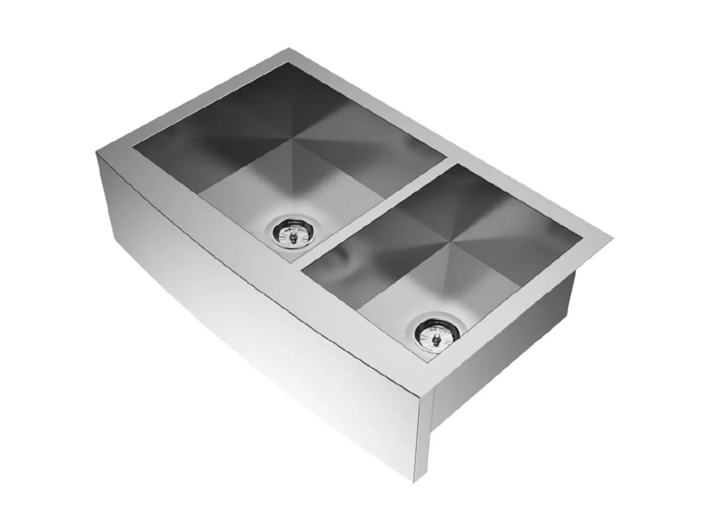 Stainless steel farmhouse sink Image